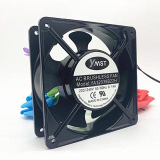 ใหม่ ของแท้ พัดลมระบายความร้อน YMST Yingmeitai YA12038B22H 12 ซม. 220V 0.14A