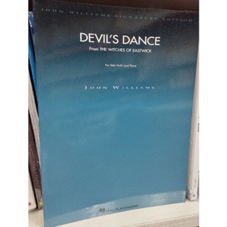 JOHN WILLIAMS - DEVILS DANCE FROM THE WITCHES OF EASTWICK FOR SOLO VIOLIN AND PIANO (HAL)073999642193ตำนิปกลดพิเศษ