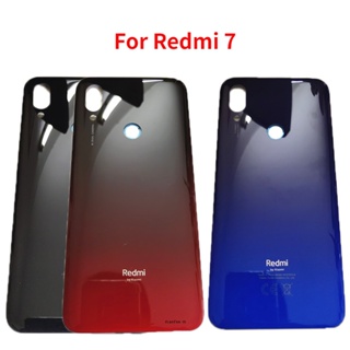 ใหม่ ฝาครอบแบตเตอรี่ ด้านหลัง แบบเปลี่ยน สําหรับ Xiaomi Redmi 7