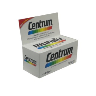 Centrum Muti Vitamins A to Zinc 120s เซ็นทรัม วิตามินรวม 29 ชนิด ขนาด 120 เม็ด