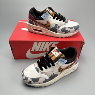 N_ike Air Max 1 Nike Half Palm Air Cushion รองเท้าวิ่ง สไตล์วินเทจ