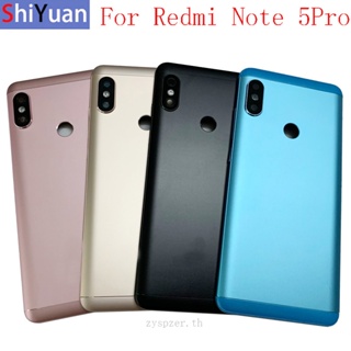 เคสแบตเตอรี่ด้านหลัง พร้อมสติกเกอร์กาว แบบเปลี่ยน สําหรับ Xiaomi Redmi Note 5 Pro Note 6 Pro