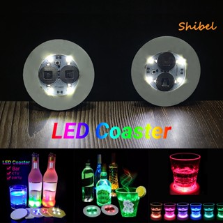 ขายดี_ แผ่นรองแก้วน้ํา Led กันน้ํา ปลอดภัย สําหรับตกแต่งบาร์