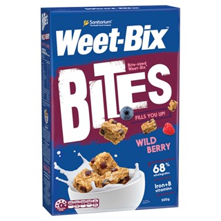 แซนนิทาเรียมวีทบิกซ์ไวล์ดเบอร์รี่ 500กรัม  /  Sanitarium Weet Bix Wild Berry 500g.