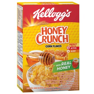 เคลล็อกส์คอร์นเฟลกส์ฮันนี่แอนด์นัต 200กรัม  /  Kelloggs Honey and Nuts Cornflakes 200g.