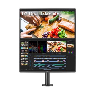 หน้าจอคอมพิวเตอร์ + MONITOR (จอมอนิเตอร์) LG DUALUP 28MQ780-B - 27.6" IPS 2K 60Hz USB-C