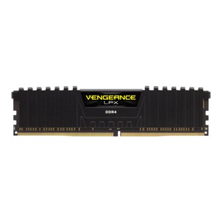 คอมพิวเตอร์ \ 8GB (8GBx1) DDR4 3200MHz RAM (หน่วยความจำ) CORSAIR VENGEANCE LPX DDR4 (BLACK) (CMK8GX4M1E3200C16)