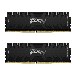 คอมพิวเตอร์ + 32GB (16GBx2) DDR4 3200MHz RAM (หน่วยความจำ) KINGSTON FURY RENEGADE DDR4 (BLACK) (KF432C16RB1K2/32)