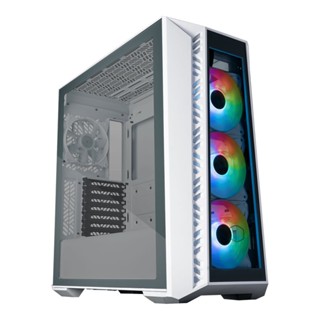 อุปกรณ์คอมพิวเตอร์ } CASE (เคส) COOLER MASTER MASTERBOX 520 (WHITE) (E-ATX)