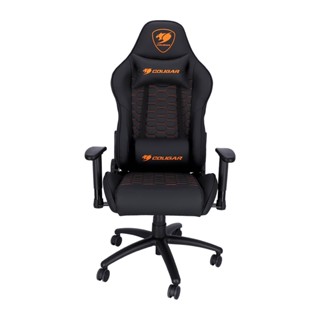 อุปกรณ์สำหรับเกมเมอร์ &lt; GAMING CHAIR (เก้าอี้เกมมิ่ง) COUGAR GAMING OUTRIDER (BLACK) (สินค้าต้องประกอบก่อนใช้งาน)