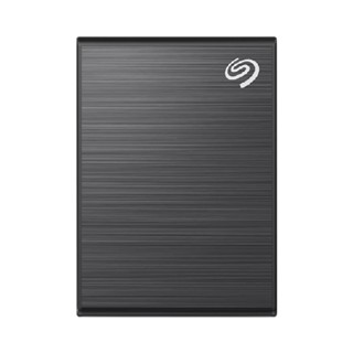 อุปกรณ์จัดเก็บข้อมูล } 500 GB PORTABLE SSD (เอสเอสดีพกพา) SEAGATE ONE TOUCH SSD (BLACK) (STKG500400)