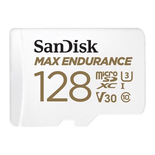อุปกรณ์จัดเก็บข้อมูล % 128 GB MICRO SD CARD (ไมโครเอสดีการ์ด) SANDISK MAX ENDURANCE SDXC (SDSQQVR-128G-GN6IA)