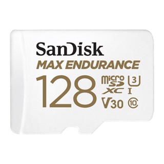 อุปกรณ์จัดเก็บข้อมูล % 128 GB MICRO SD CARD (ไมโครเอสดีการ์ด) SANDISK MAX ENDURANCE SDXC (SDSQQVR-128G-GN6IA)