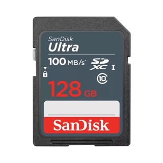 อุปกรณ์จัดเก็บข้อมูล _ 128 GB SD CARD (เอสดีการ์ด) SANDISK ULTRA SDXC (SDSDUNR-128G-GN3IN)