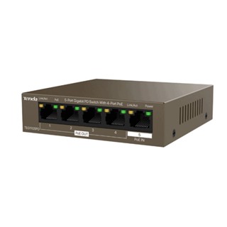 SWITCH (สวิตซ์) TENDA TEG1105PD-4-30W 5-PORT 10/100/1000MBPS ETHERNET PD SWITCH WITH 4-PORT POE (TEG1105PD-4-30W)%