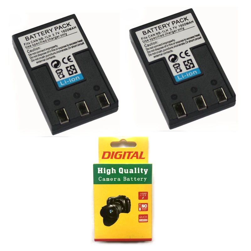 3.7V 1600MAh แบตเตอรี่กล้อง NB-1L LXUS300สำหรับ Canon PowerShot 100 200 S110 Digital ELPH S110 S200,,NB-1LH,LXUS330