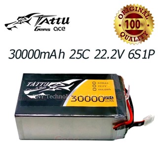 TATTU แบตเตอรี่6วินาที30000มิลลิแอมป์ชั่วโมง22.2โวลต์6S1P LiPo แบตเตอรี่แพ็คที่มี AS150 XT150เสียบเชื่อมต่อสำหรับ UAV ลู