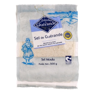 เลอปาลูดิเยร์เกลือทะเลไม่เสริมไอโอดีน 500กรัม  /  Le Paludier De Guerande Sel De Guerande Sel Moulu 500g.