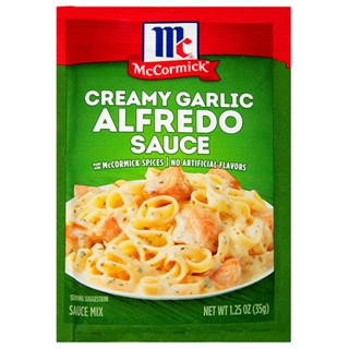 แม็คคอร์มิคซอสผงราดหน้าพาสต้าอัลฟรีโด้เบรนด์ 35กรัม  /  Mccormick Alfredo Pasta Sauce Blend 35g.