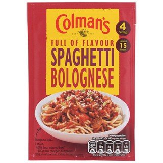 โคลเเมนส์ผงทำเครื่องปรุงสปาเก็ตตี้โบโลเนส 44กรัม  /  Colmans Spaghetti Bolognese 44g.