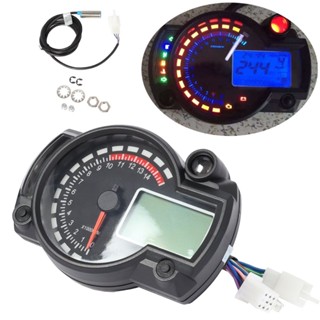 7 Color 299 KM/H Motorcycle LCD Digital Odometer Speedometer Moto Dashboard Motorcycle Meter MAX for BMW E46 E60 90 Acce