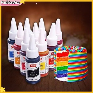 &lt;FA&gt; สีผสมอาหาร 30 มล. สําหรับใช้ในการตกแต่งเค้ก เบเกอรี่