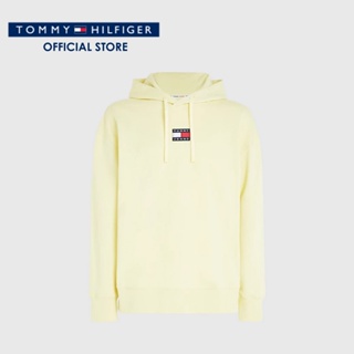 Tommy Hilfiger เสื้อฮู้ดดี้ผู้ชาย รุ่น DM0DM16384 ZHO - สีเหลือง