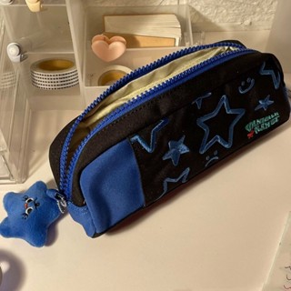 [พร้อมส่ง] I Star กระเป๋าดินสอ กระเป๋าใส่เหรียญ พิมพ์ลายดาว สําหรับนักเรียนมัธยมต้น 2023