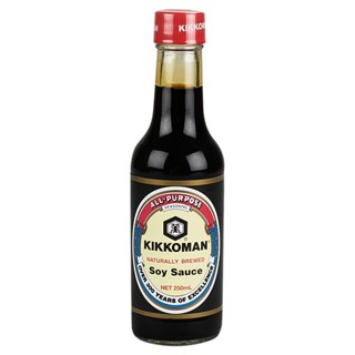 คิคโคแมนซอส 250มล.  /  Kikkoman Soy Sauce 250ml.