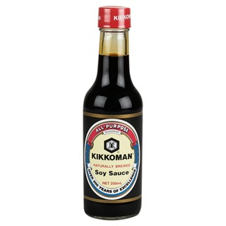 คิคโคแมนซอส 250มล.  /  Kikkoman Soy Sauce 250ml.