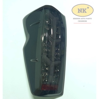 ไฟท้าย อีซูซุ ดีแม็ก ออนิว 20 LED ลายก้างปลา โคมดำ /Isuzu D-Max All New 20 LED