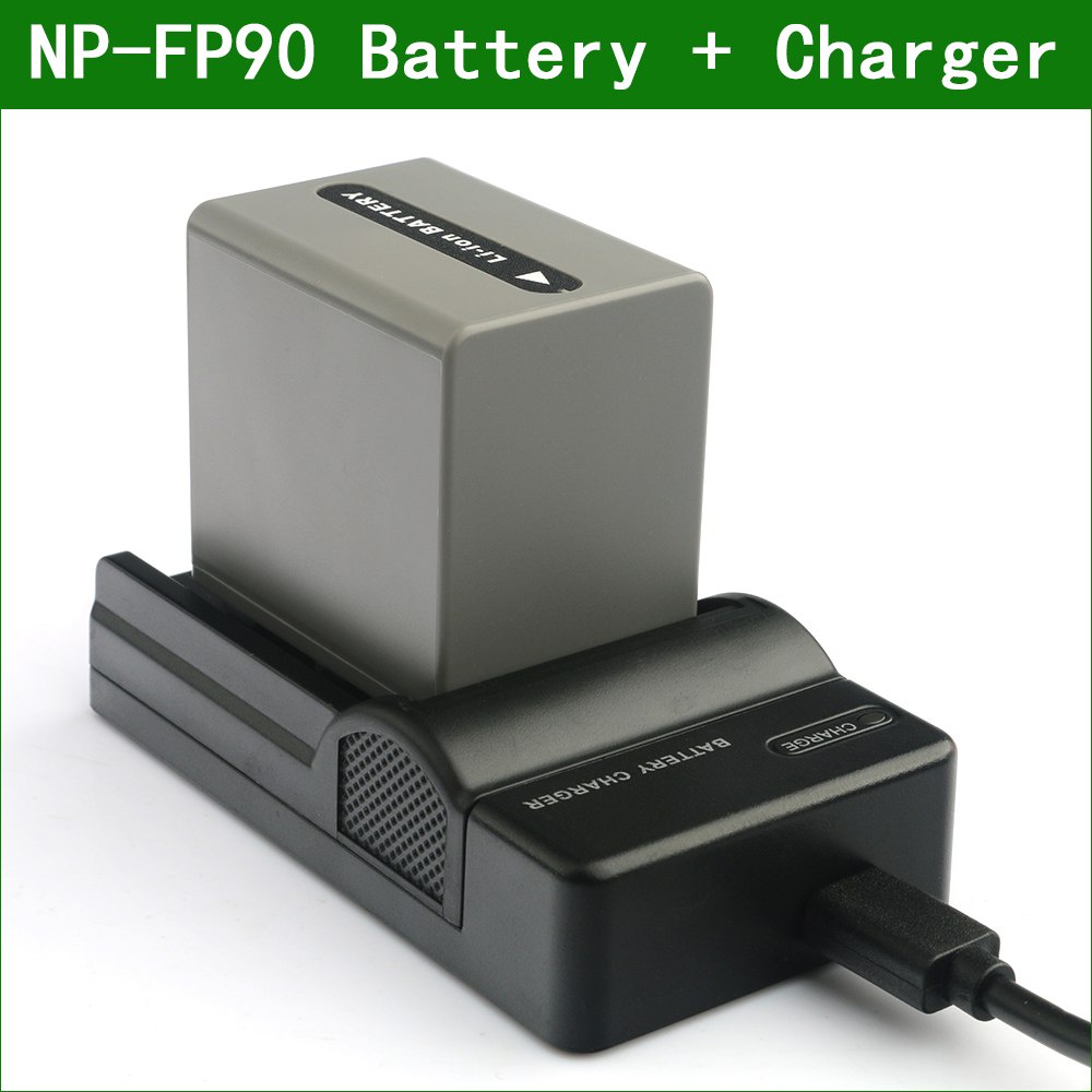 NP-FP90 NP FP90 NPFP90 Digital Battery Charger สำหรับ Sony NP FP30 FP51 FP71 FP91 DCR DVD103 HC16 HC