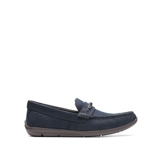 CLARKS รองเท้าโลฟเฟอร์ผู้ชาย KARLOCK TRIM รุ่น CL M 26174530 สีกรม