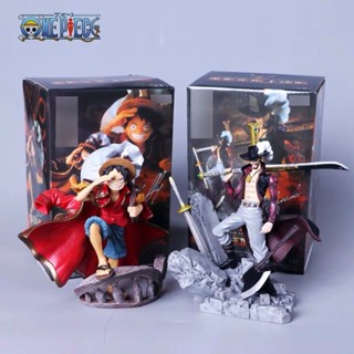 Figure One Piece [รุ่นคุณภาพสูง] Battle on the Top โมเดลมือลูฟี่ ฮอว์คอาย โมเดลลิ่งคิง ฮอว์คอาย มิฮอว์ค ของขวัญตกแต่งมือ