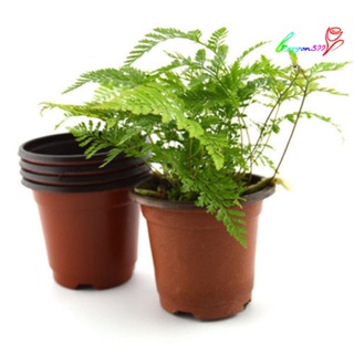 【AG】10 Pcs Small Plastic Round Flower Pot Terracotta Planter Home Decor