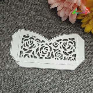 【AG】Flower Lace Rose Metal Cutting Dies DIY Scrapbooking Making Album Decor