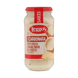 เลกโกส์ซอสคาโบนาร่าผสมหัวหอมและชีส 490กรัม  /  Leggos Carbonara Sause with Onion and Sheese 490g.