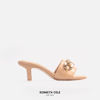 KENNETH COLE รองเท้าส้นสูงผู้หญิง รุ่น Emma Chain สีครีม ( HEL - RS91015LE-256 )