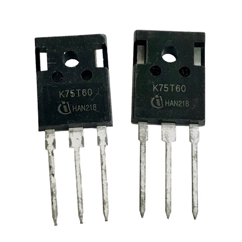 Mosfet IGBT K75N60T (IGBT)- 75A-600V TO247 ของใหม่แท้ พร้อมจัดส่งในไทย