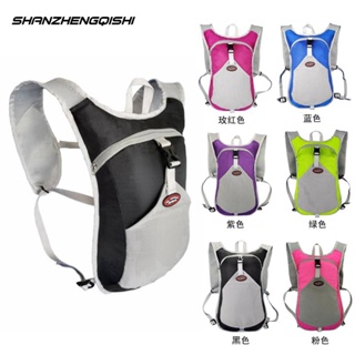 ○□กระเป๋าเป้สะพายหลังวิ่งกลางแจ้งสำหรับผู้ชายและผู้หญิง Ultra-light Trail Running Water Bag กระเป๋าเป้สะพายหลังกีฬาปีนเข