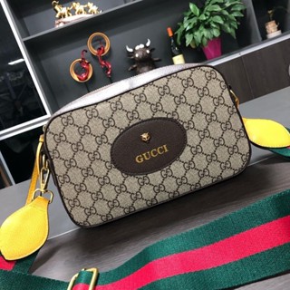 Gucci Xiao Zhan กระเป๋าสะพายไหล่ กระเป๋ากล้อง ลายหัวเสือ สําหรับผู้ชาย และผู้หญิง