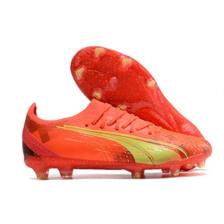 Puma World Cup รองเท้าฟุตบอล FG กันน้ํา สีแดง ข้อสั้น 39-45