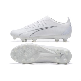 Puma World Cup รองเท้าฟุตบอล ผ้าถัก กันน้ํา สีขาว FG Ultra Ultimate FG39-45