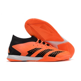 Adidas high-top Falcon essence series รองเท้าฟุตบอล พื้นแบน แต่งเชือกผูกรองเท้า 39-45