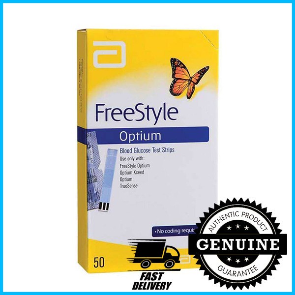 (2024-04-30) FreeStyle Optium Blood Glucose Test Strips 50s 100s | Free Style Optium Test Strips