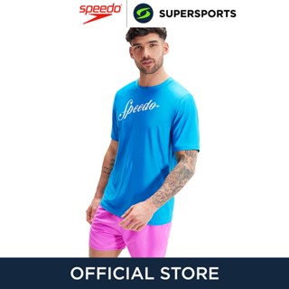 SPEEDO Printed Short Sleeve เสื้อว่ายน้ำผู้ชาย