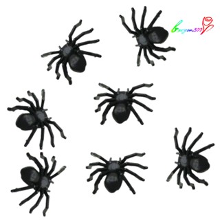 【AG】30Pcs/Set Plastic Realistic Mini Spider Toy Halloween Party Prop