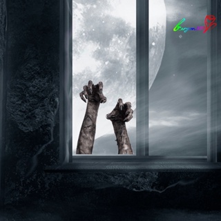 【AG】Wall Sticker High Toughness Waterproof PVC Ghost Hand Shaped Decal for Home