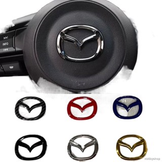 เตรียมจัดส่งnb6byshopครอบโลโก้พวงมาลัย Logo Mazda 2,3(2014-2019),CX3,,CX5,CX8 มีให้เลือก 6 สี