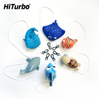 Hiturbo ของเล่นดําน้ํา ไวนิล รูปสัตว์ใต้ทะเล